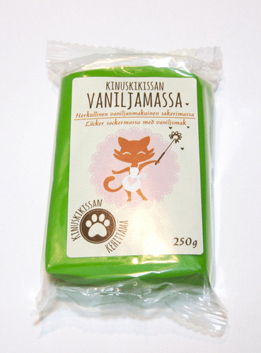 Kinuskikissa Sokerimassa 250g Vihreä|Kinuskikissa 绿色糖团 250g