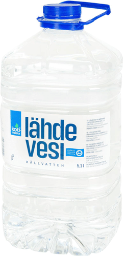 Kotimaista 5.15升泉水|Kotimaista 5,15l lähdevesi
