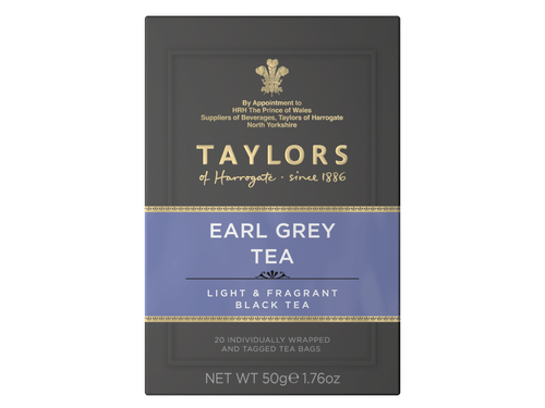 Taylors of Harrogate Earl Grey musta pussitee 20ps|TAYLORS OF HARROGATE 伯爵红茶袋 20ps
