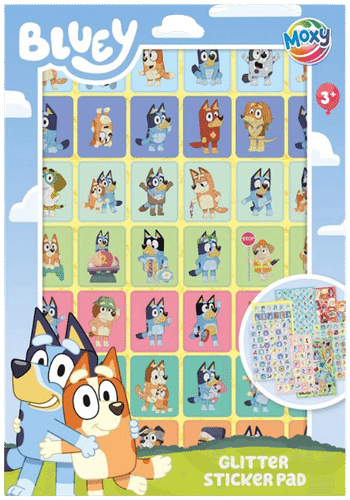 Bluey A5 闪粉贴纸书