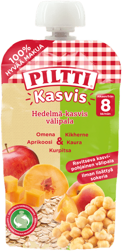 Piltti 蔬菜 110g 果蔬零食 苹果-杏-南瓜-鹰嘴豆-燕麦 有机