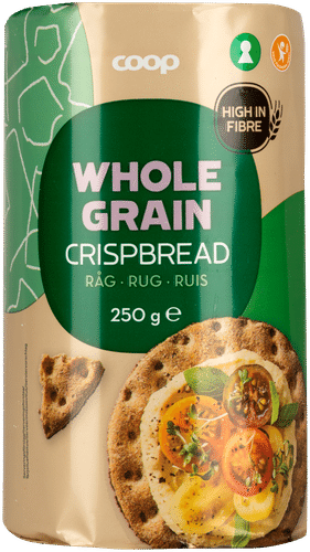 Coop 全麦黑麦脆面包 250 g|Coop täysjyväruisnäkkileipä 250 g