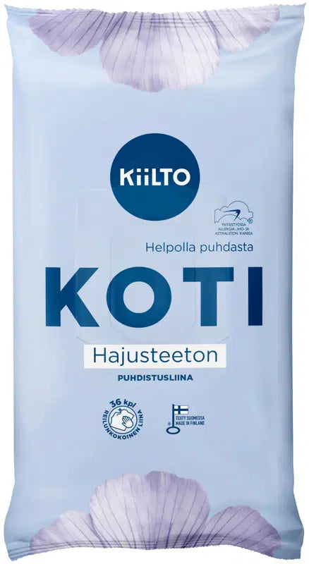 Kiilto 家用万能清洁布 无香型 36 kpl|Kiilto Koti yleispuhdistusliina Hajusteeton 36 kpl