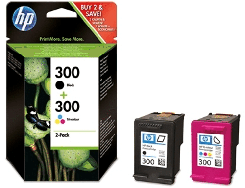 HP 300 墨盒套装 全色+黑色