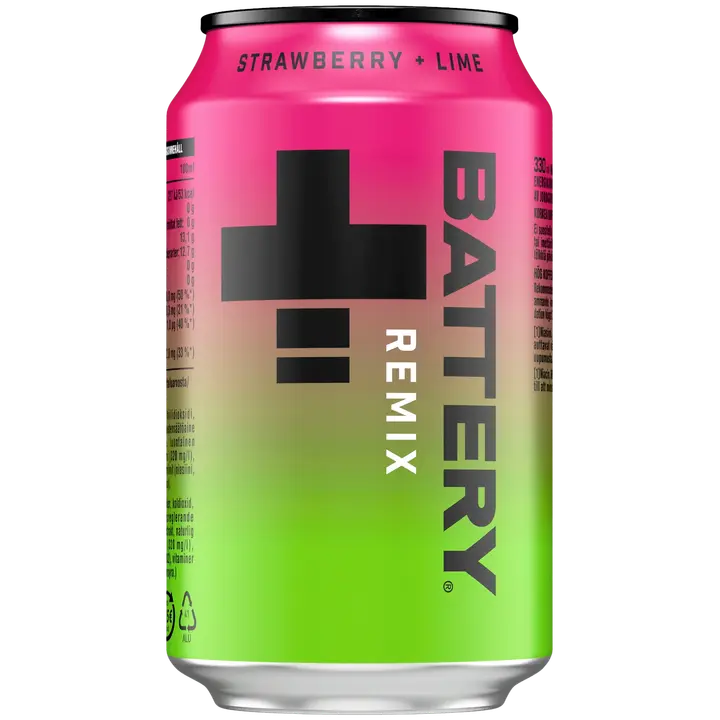 Battery Remix energiajuoma tölkki 0,33 L|Battery Remix能量饮料罐 0,33 L