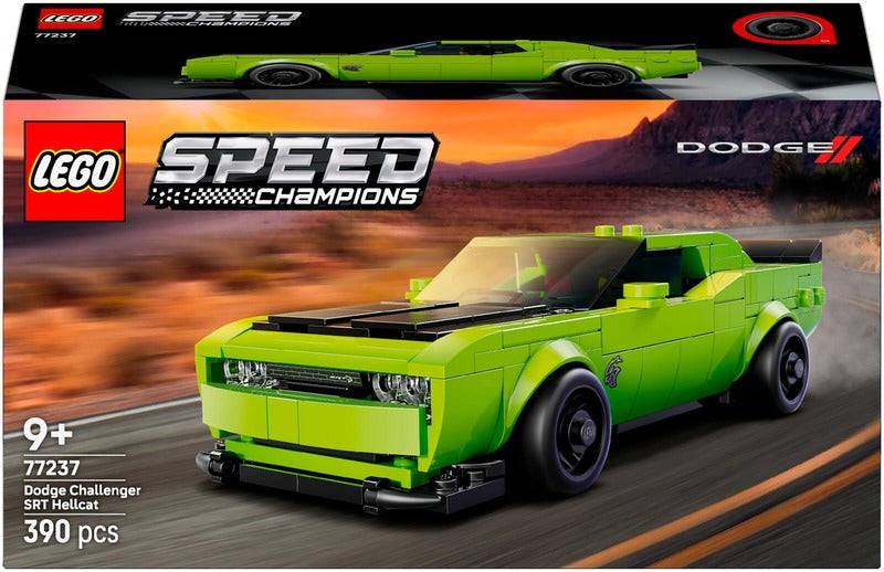 LEGO 极速冠军77237道奇挑战者SRT地狱猫跑车|LEGO Speed Champions 77237 Dodge Challenger SRT Hellcat urheiluauto