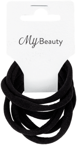 MY BEAUTY 超柔发圈 6个 黑色