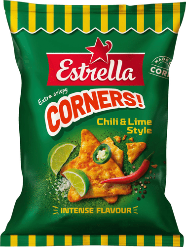 Estrella Corners Chili Lime 160g
