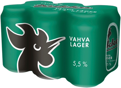 Laitilan Kukko 6 x Laitilan Kukko 高含量Lager 5.5% vol 0.33L 饮品
