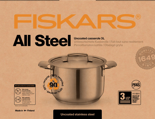 Fiskars 锅 All Steel 3,0l|Fiskars kattila All Steel 3,0l