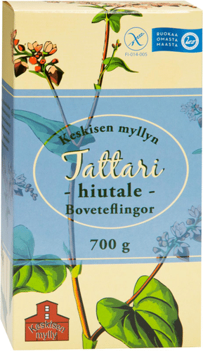 Keskisen Myllyn Kotimainen täysjyvä tattarihiutale 700g|Keskisen Mylly 国产全麦荞麦片 700g