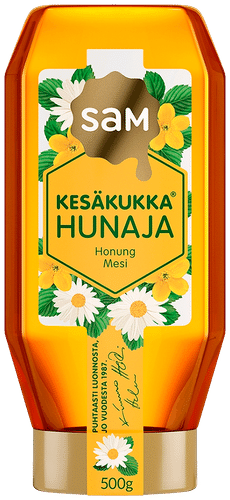 Hunajainen SAM Kesäkukka Hunaja 500g|Hunajainen Sam 夏花蜂蜜 500g
