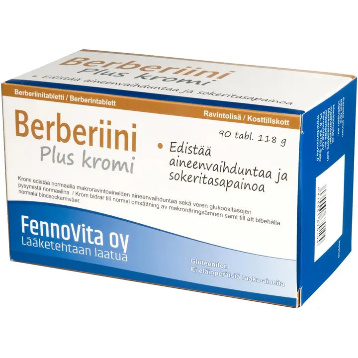 Fennovita 118g Ravintolisä Berberiini-Fennovita 118克膳食补充剂小檗碱