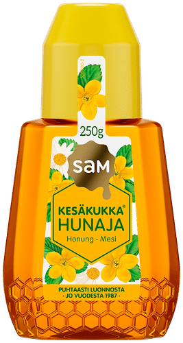 Hunajainen SAM Kesäkukka Hunaja 250g|Hunajainen Sam 夏花蜂蜜 250g