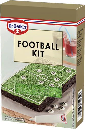 Dr. Oetker Football kit -koristelusetti 135g|Dr. Oetker 足球球衣装饰套装 135g