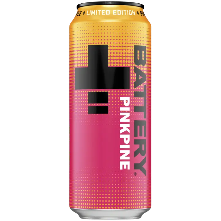 Battery Pinkpine energiajuoma tölkki 0,5 L|Battery Pinkpine 能量饮料罐 0,5 L