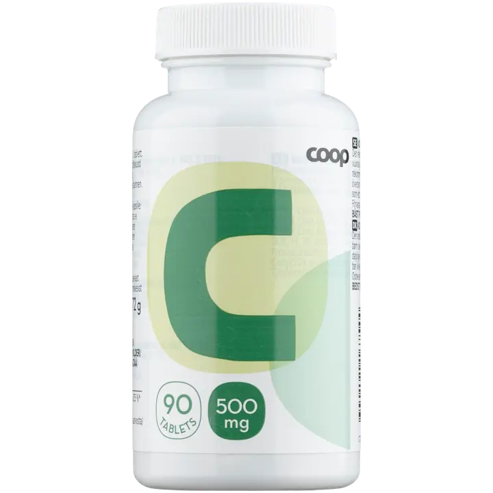 Coop C-vitamiini 500 mg 90 kpl-Coop 维生素 C 500 毫克 90 kpl