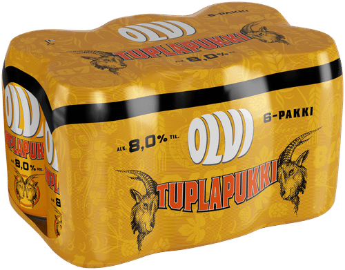 Olvi 6罐OLVI Tuplapukki 8.0% 0.33升罐装