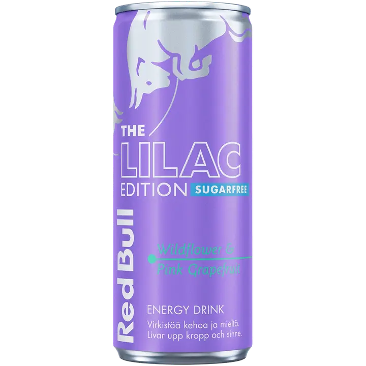 Red Bull Lilac Edition energiajuoma 250ml|Red Bull 丁香版能量饮料 250ml
