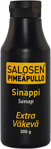 Salosen Pimeäpullo 300g Sinappi extra väkevä