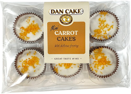 Dan Cake 迷你胡萝卜蛋糕 6个装 150g|Dan Cake Mini porkkanakakut 6 kpl 150g
