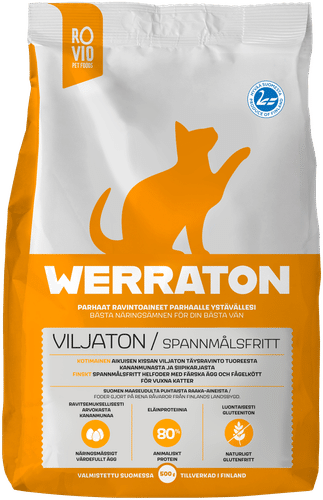 Werraton Viljaton kissanruoka 500 g