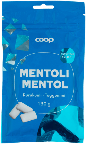 Coop 木糖醇口香糖 薄荷味 130 g|Coop ksylitolipurukumi mentoli 130 g