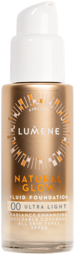 Lumene Natural Glow Heleyttävä meikkivoide SK20 00 Ultra Light 30 ml