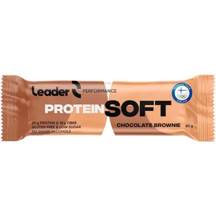 Leader Performance Protein Soft proteiinipatukka suklaakakunmakuinen 60 g-Leader 性能蛋白软蛋白棒巧克力蛋糕味 60 g