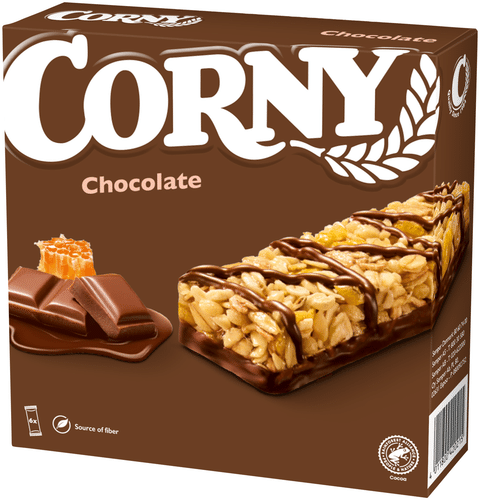 Corny 巧克力零食棒 6x25g|Corny Chocolate välipalapatukka 6x25g