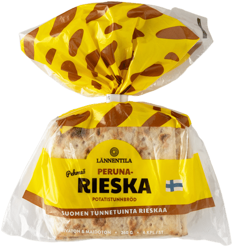 Lännentila 烘焙坊土豆薄饼 6片装 260g|Lännentilan Leipomon perunarieskaset 6 kpl 260g
