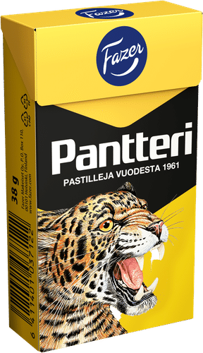 Fazer 黑豹含片 38g|Fazer Pantteri pastilleja 38g