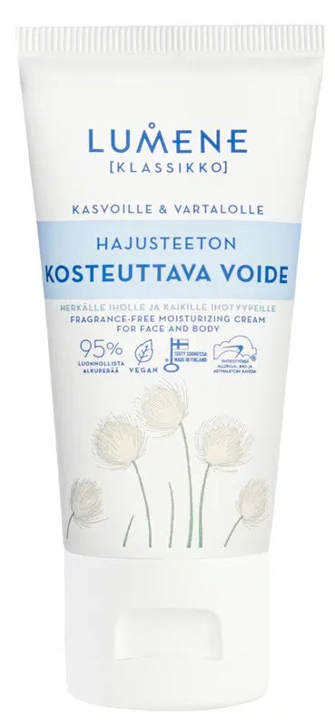 Lumene KLASSIKKO 无香型保湿霜 75 ml|Lumene KLASSIKKO Hajusteeton kosteuttava voide 75 ml