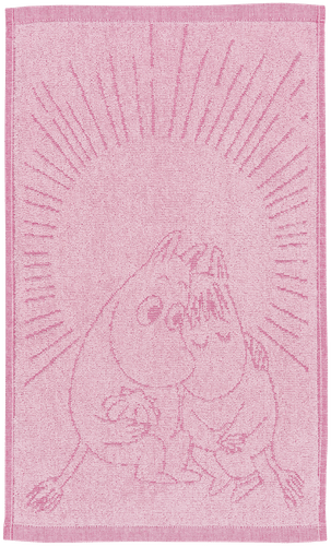 Moomin Arabia 姆明手巾30x50 心形爪 粉红 GOTS