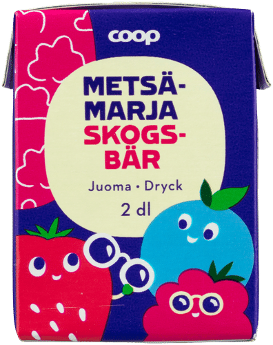 Coop metsämarjajuoma 2dl|Coop 森林浆果饮料 2dl