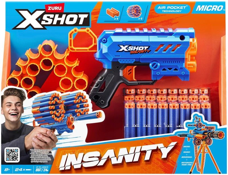 X-Shot Insanity Micro 24支装
