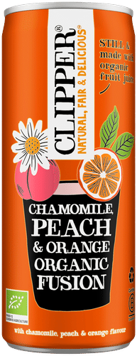 Clipper Luomu Hiilihapoton juoma Kamomilla, persikka & appelsiini 250ml|Clipper 有机无汽饮料 洋甘菊、蜜桃与橙子 250ml