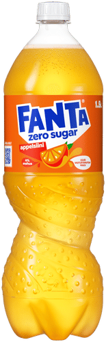 Fanta 橙子零度无糖汽水 塑料瓶装 1,5 L
