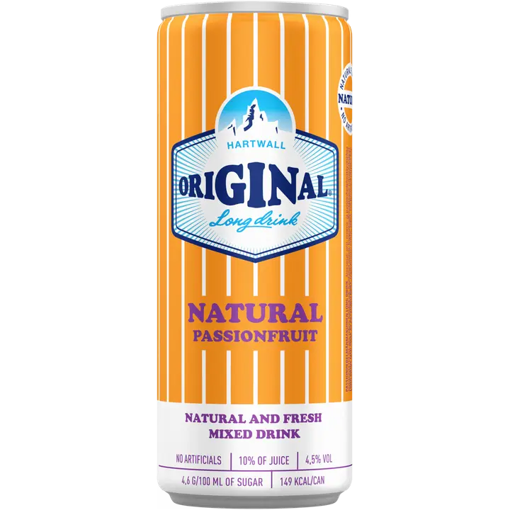 Hartwall Original Long Drink Passionfruit 4,5% 0,33 l|Hartwall Original Long Drink 百香果 4.5% 0,33 l