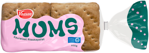 Vaasan Mums 燕麦薄饼块 300g 8片装|Vaasan Mums Kauraisat Rieskapalat 300g 8 kpl kaurarieskaleipä