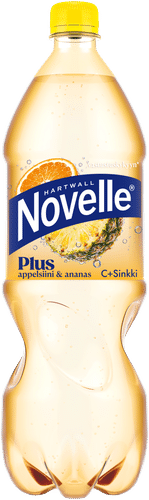 Hartwall Novelle Plus C + Sinkki Appelsiini-Ananas vitaminized water 1,5 l