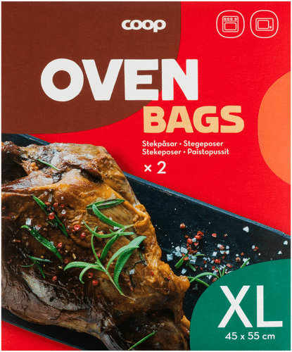 Coop 烘焙袋 XL 45x55厘米 2 kpl