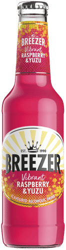Breezer 覆盆子&柚子混合饮料 4% 玻璃瓶 0,275 L