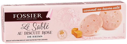 Fossier 粉色咸焦糖饼干 110g|Fossier Pinkki keksi suolainen karamelli 110g