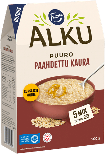 Fazer Alku Paahdettu kaura -puuro 500 g|Fazer 阿尔库 烤燕麦粥 500 g