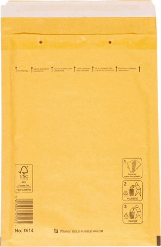 Tee-Hoo 棕色气泡膜袋 D/14 20只 27 cm