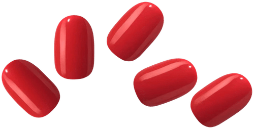 EDGEU Signal Red 凝胶指甲贴