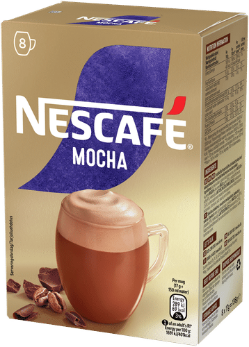 Nescafé Mocha Café au Chocolat 136g erikoispikakahvi|Nescafé 摩卡咖啡巧克力 136g 特制速溶咖啡