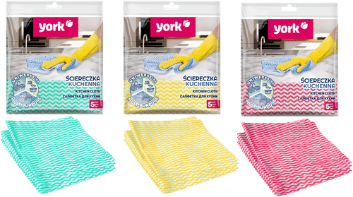 York 厨房抹布 5 kpl