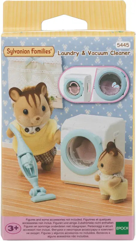 Sylvanian Families 洗衣机与吸尘器|Sylvanian Families Pesukone ja pölynimuri